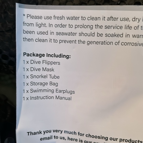 Diving and Snorkeling Kit - Picture 3 of 3